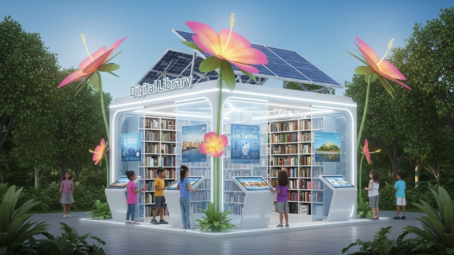 Los Santos Students Gain Access to Five New Libraries