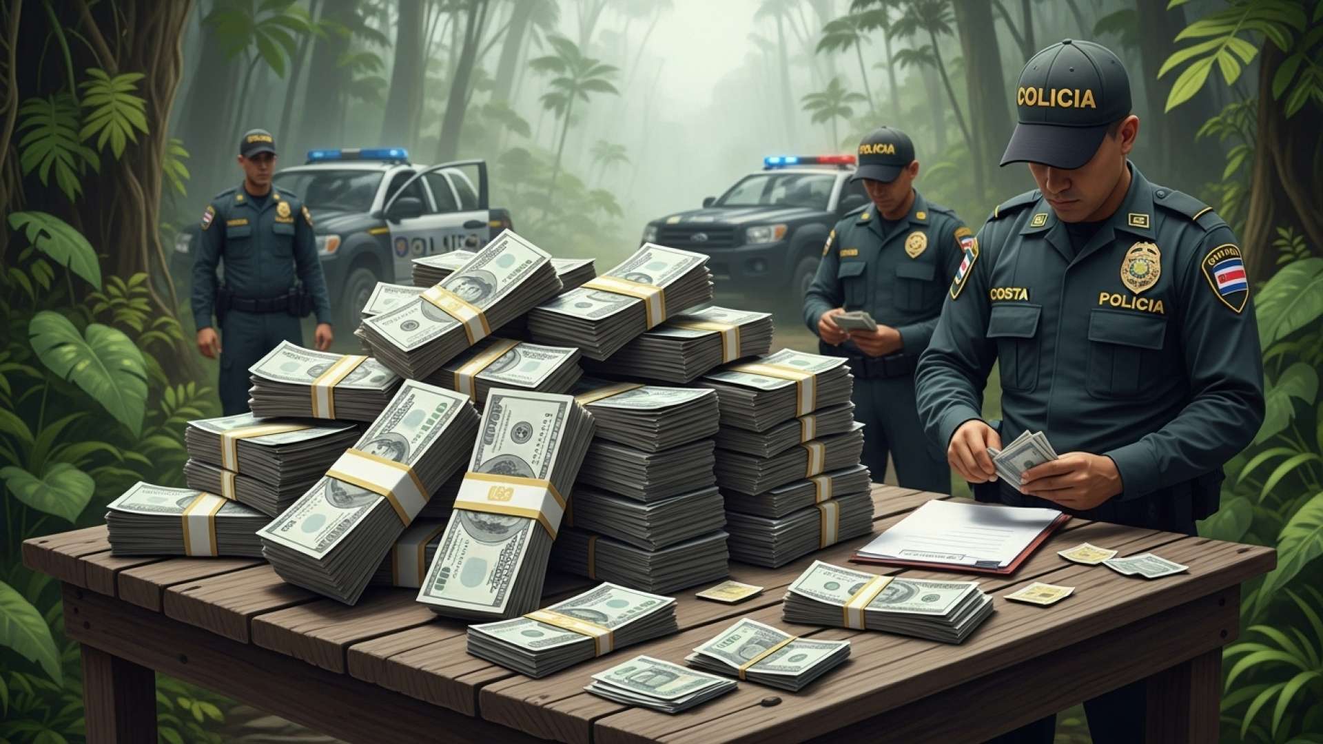 Desamparados Police Nab Three Suspects with ₡2.6 Million