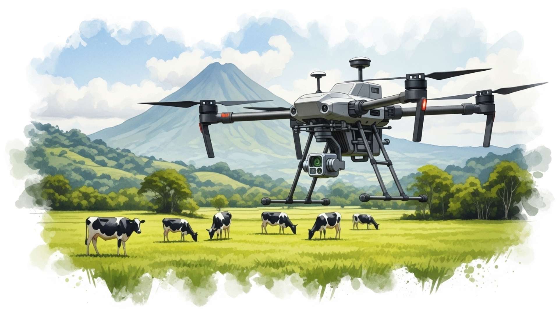 Drones Take Flight in Costa Rican Dairy Farming