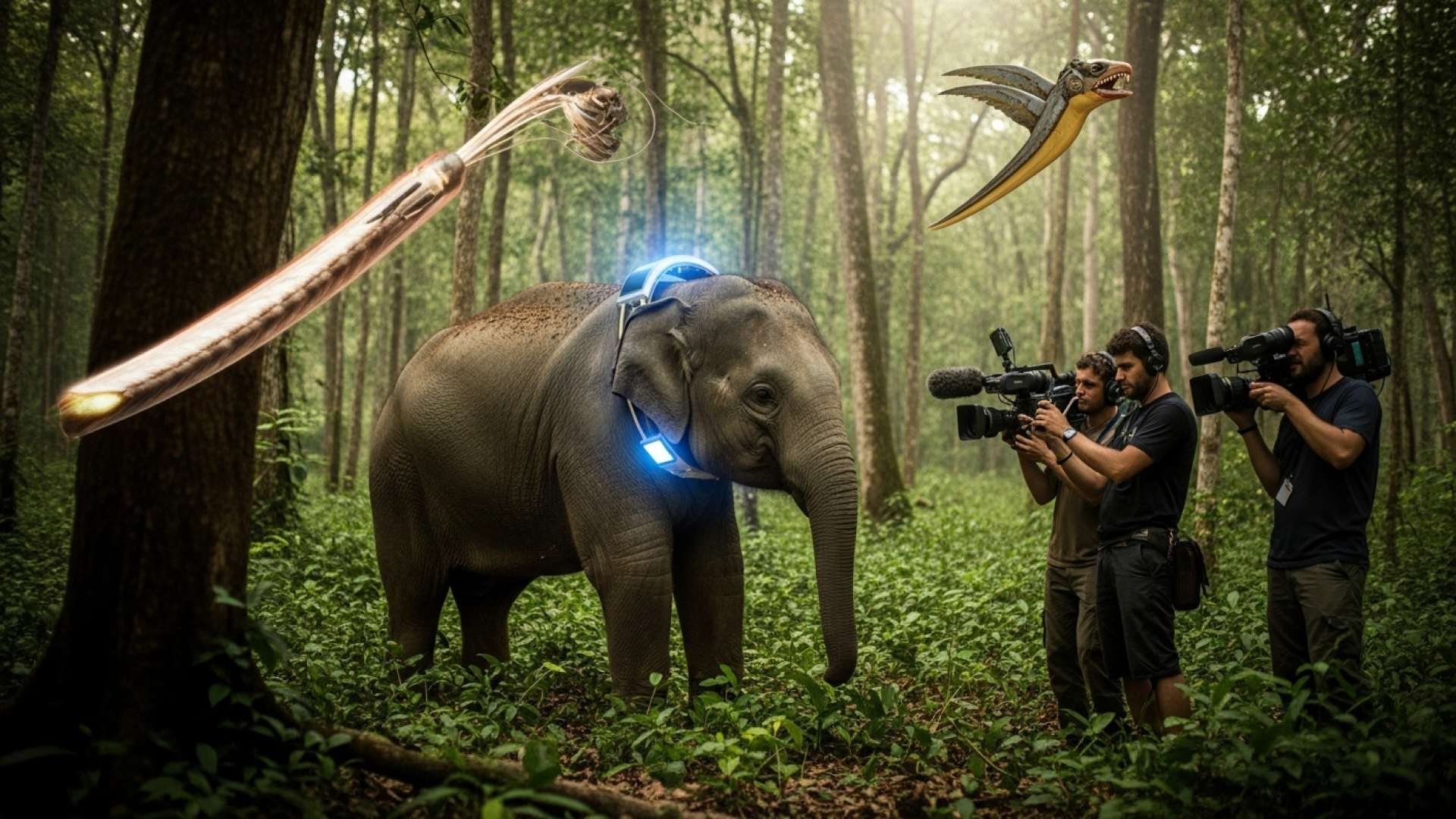 German Man Embraces Jungle Life to Track Endangered Elephants