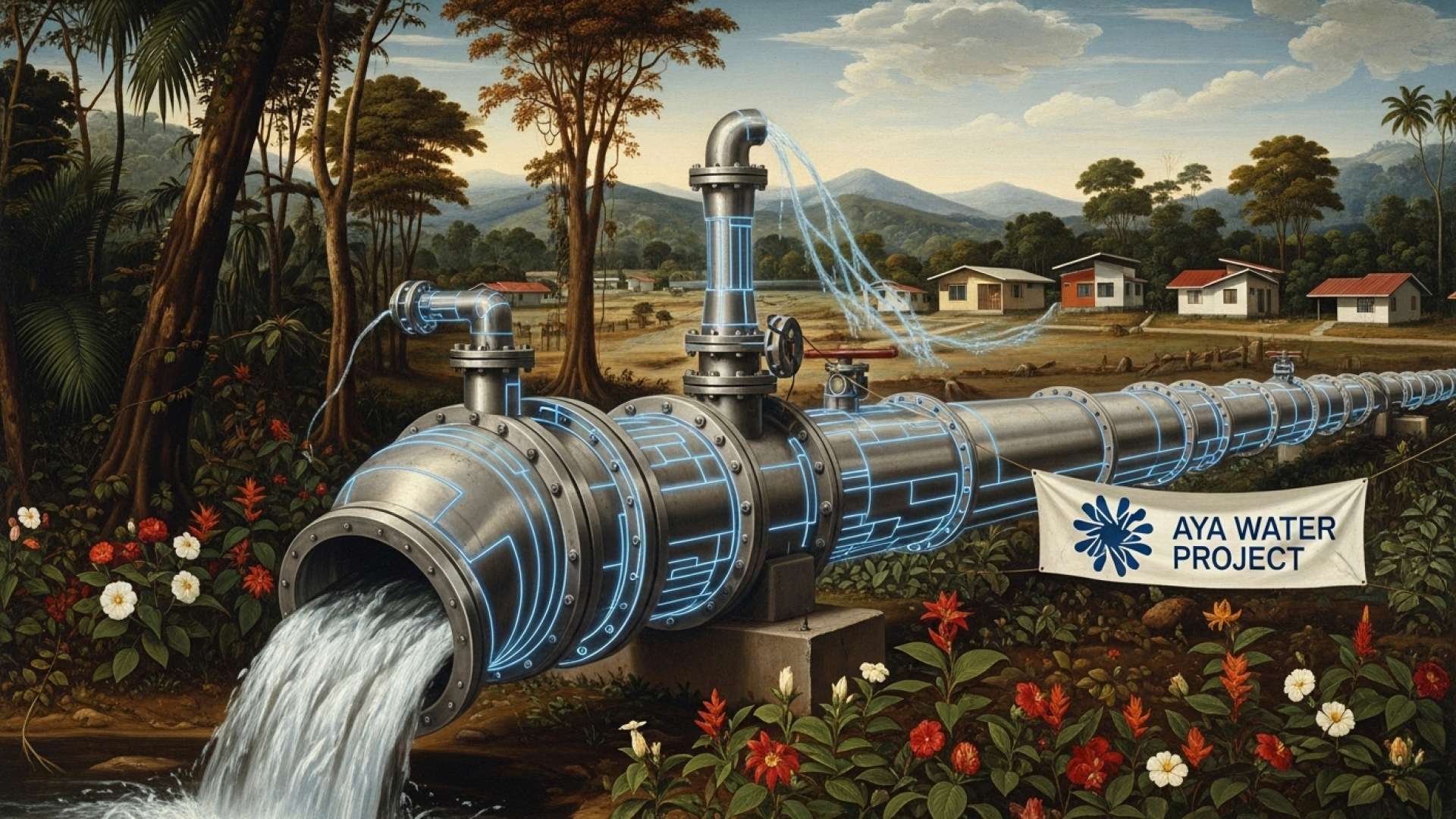 Naranjo Housing Project Connects to Water Supply