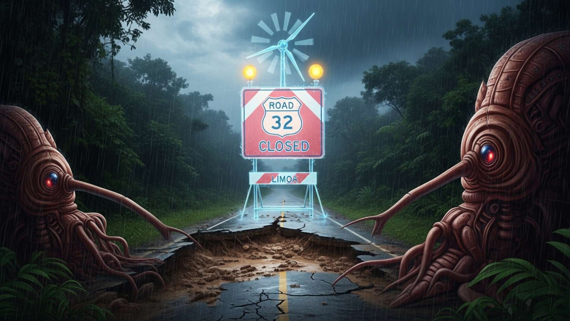 Route 32 Stabilization Efforts Begin