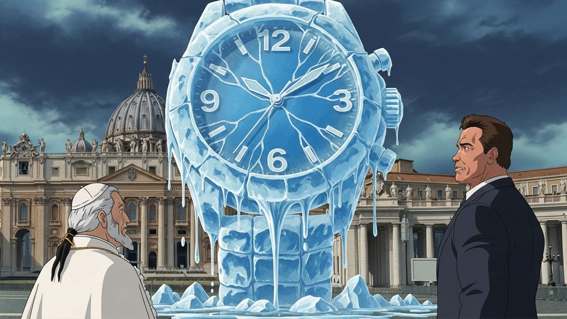 Ancient Ice Block Blessed by Pope Leo XIV in Stark Climate Warning