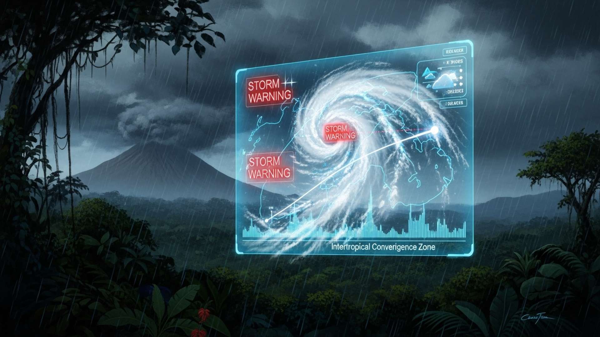IMN Warns of Widespread Rain and Storms Across Costa Rica