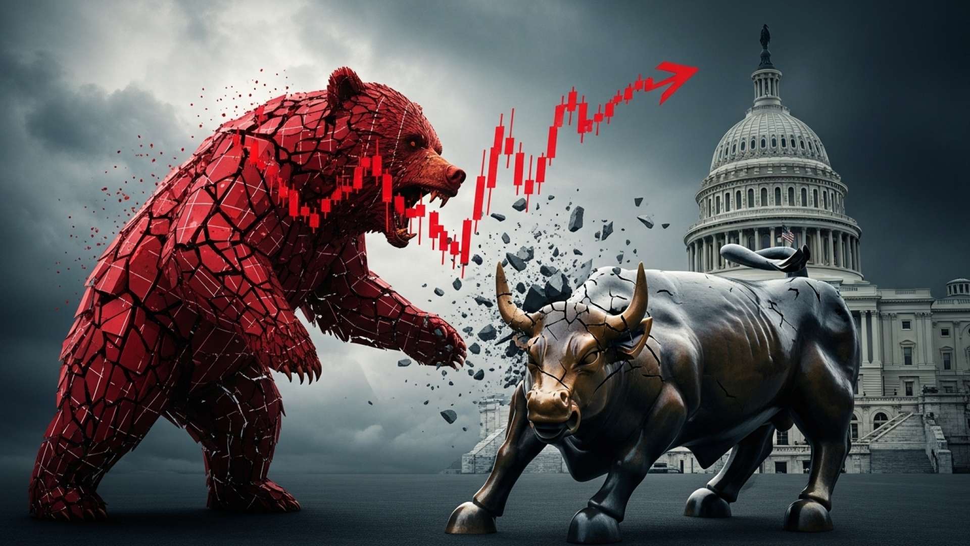 US Shutdown Spooks Wall Street Markets Open Lower