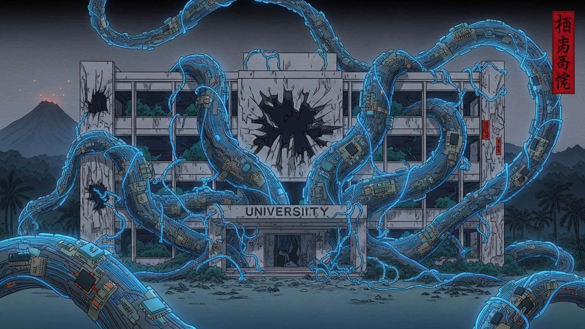 Armed Threat Forces Complete TEC Campus Shutdown