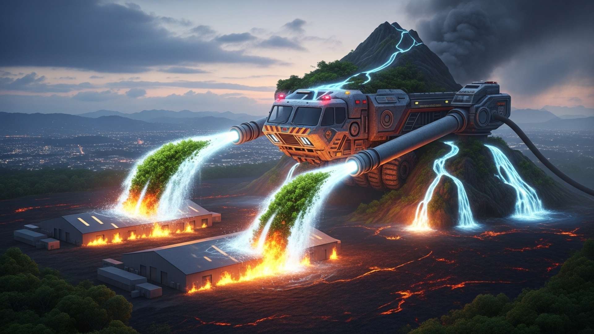 Massive Blaze Engulfs Grupo Q Warehouse in Desamparados