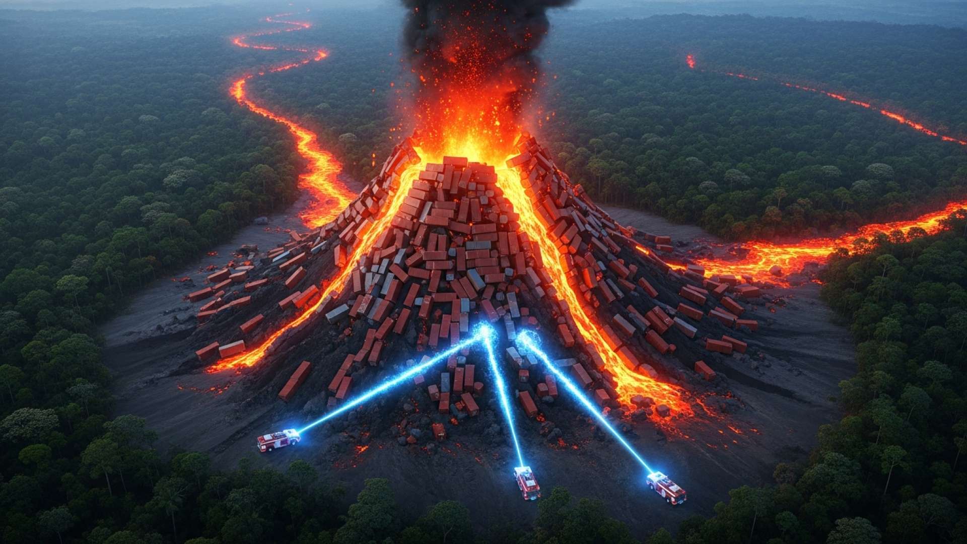 Massive Industrial Blaze Engulfs Desamparados Free Zone