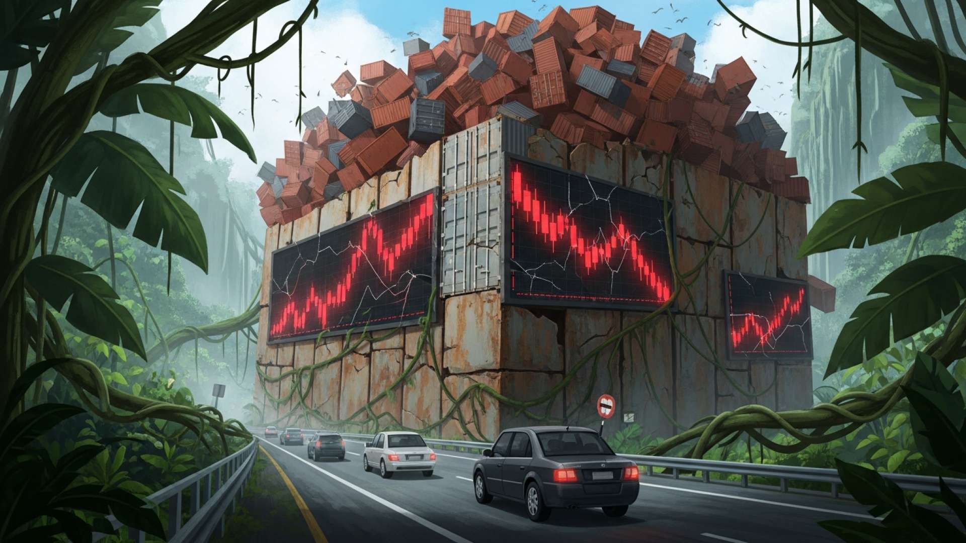 Paralyzed Highway Triggers National Economic Hemorrhage