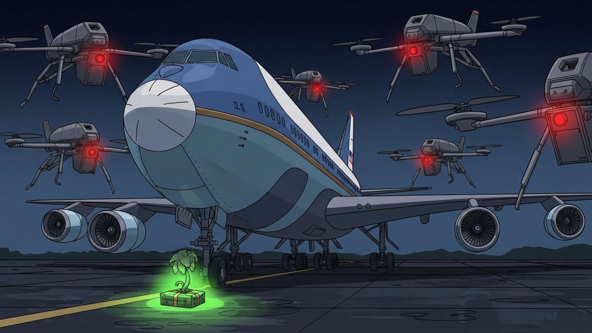 Security Scare at Air Force One Base Ends Without Harm