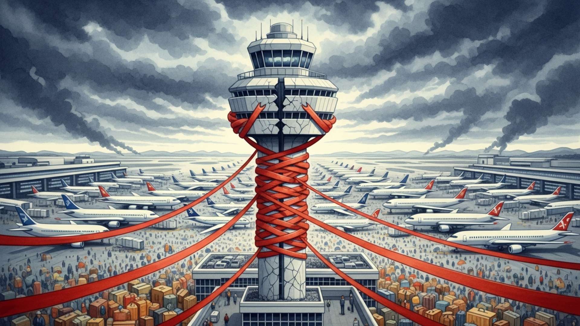 Unpaid Controllers Force US to Consider Airspace Shutdown