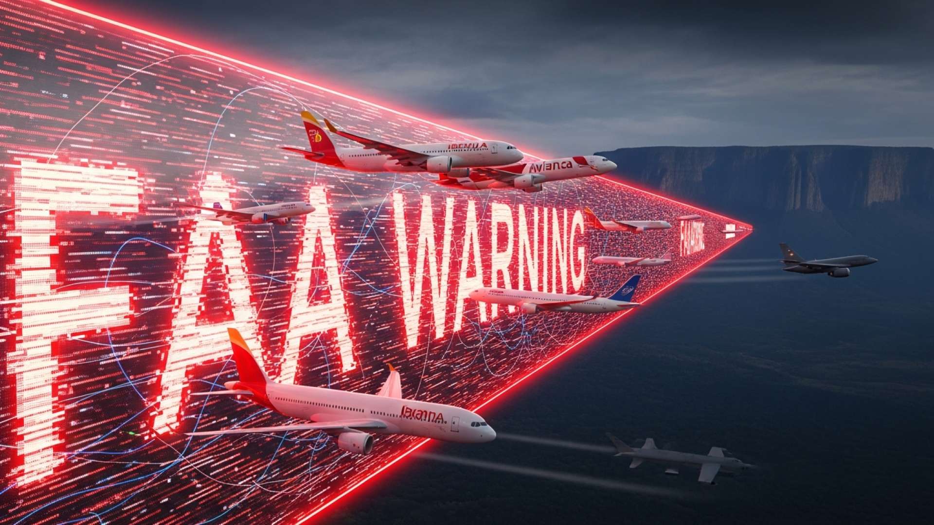 Venezuela Isolated as Major Airlines Halt Flights Amid US Military Buildup