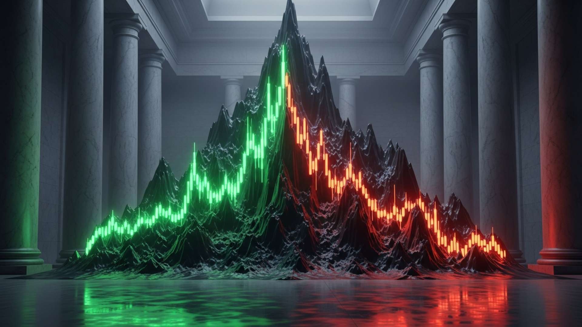 Wall Street Hesitates as Economic Signals Clash