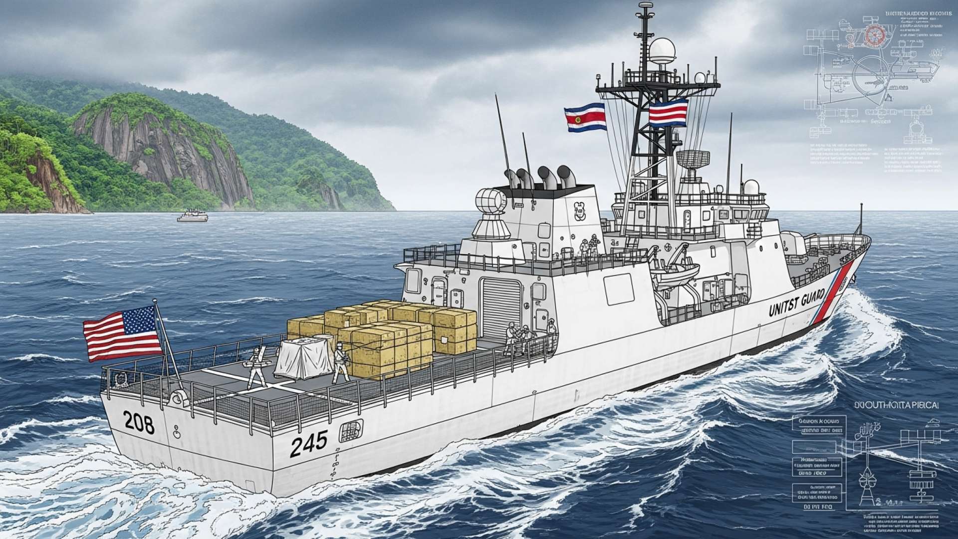 International Drug Ring Busted in Major Pacific Ocean Seizure