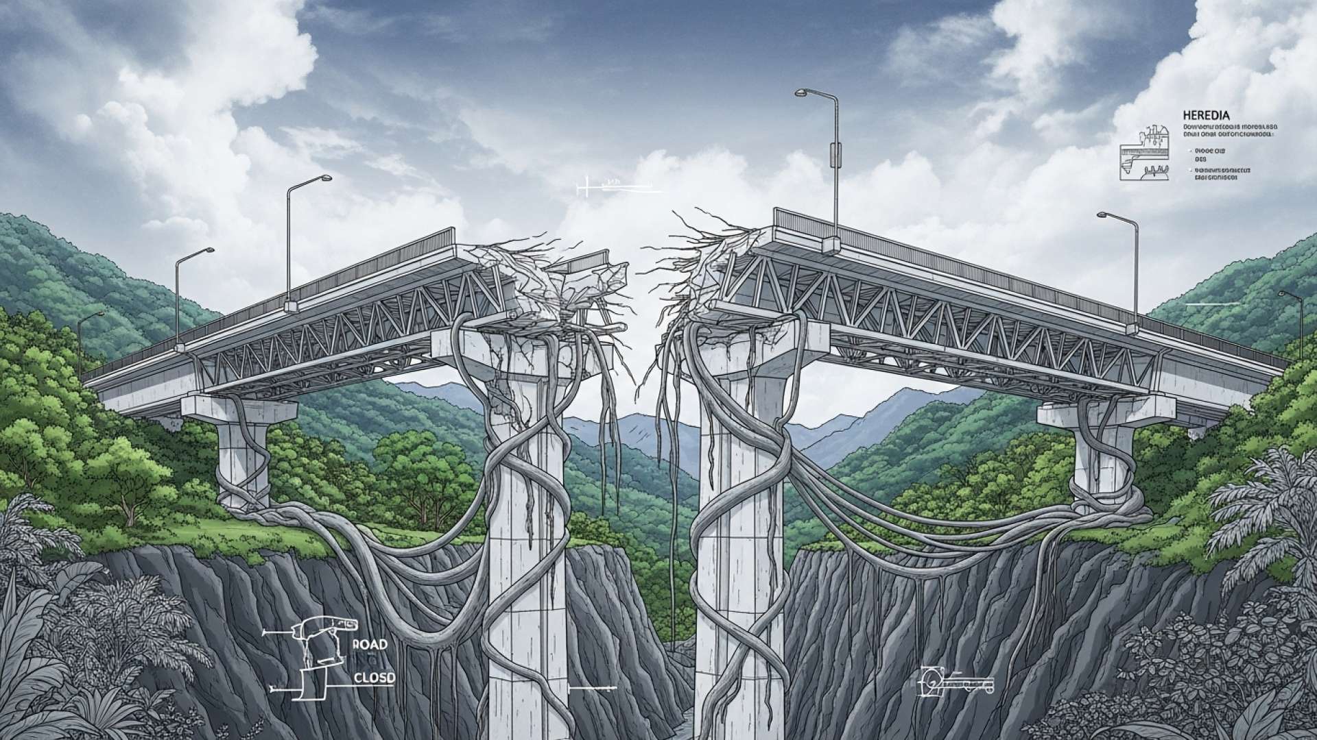 Key Santo Domingo Bridge Closes for Infrastructure Work