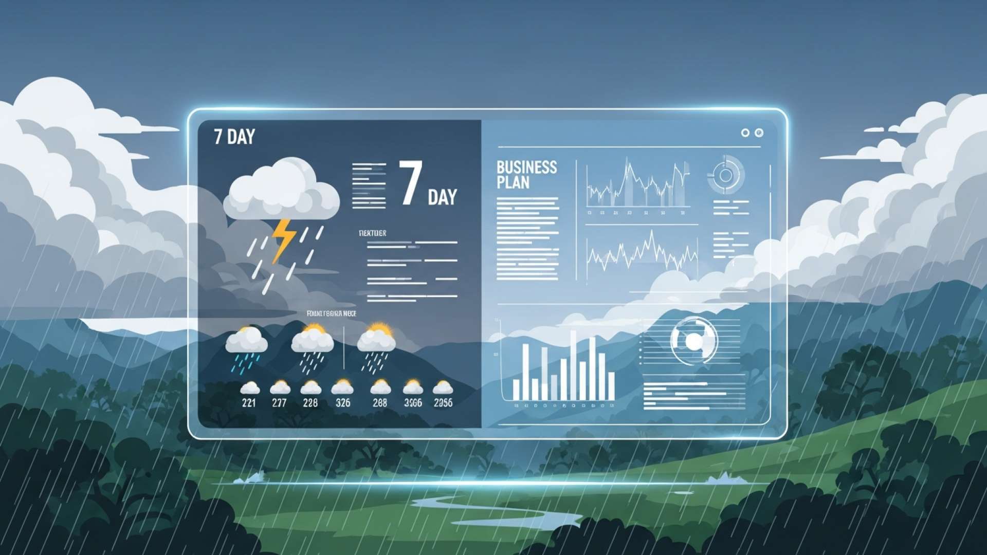 Rainy Weekend Forecast Puts Businesses on Alert