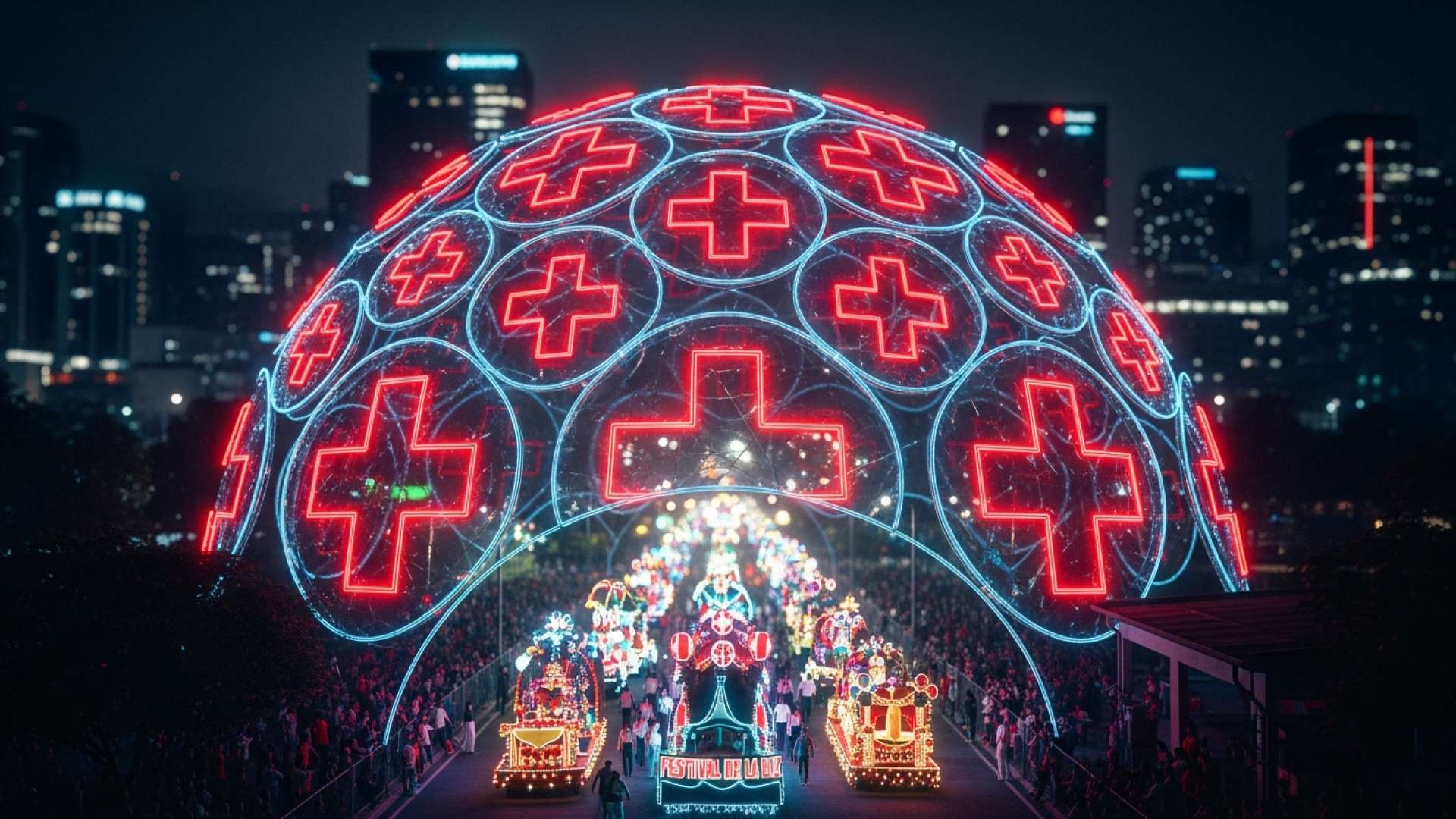 Red Cross Mounts Massive Safety Operation for Festival de la Luz