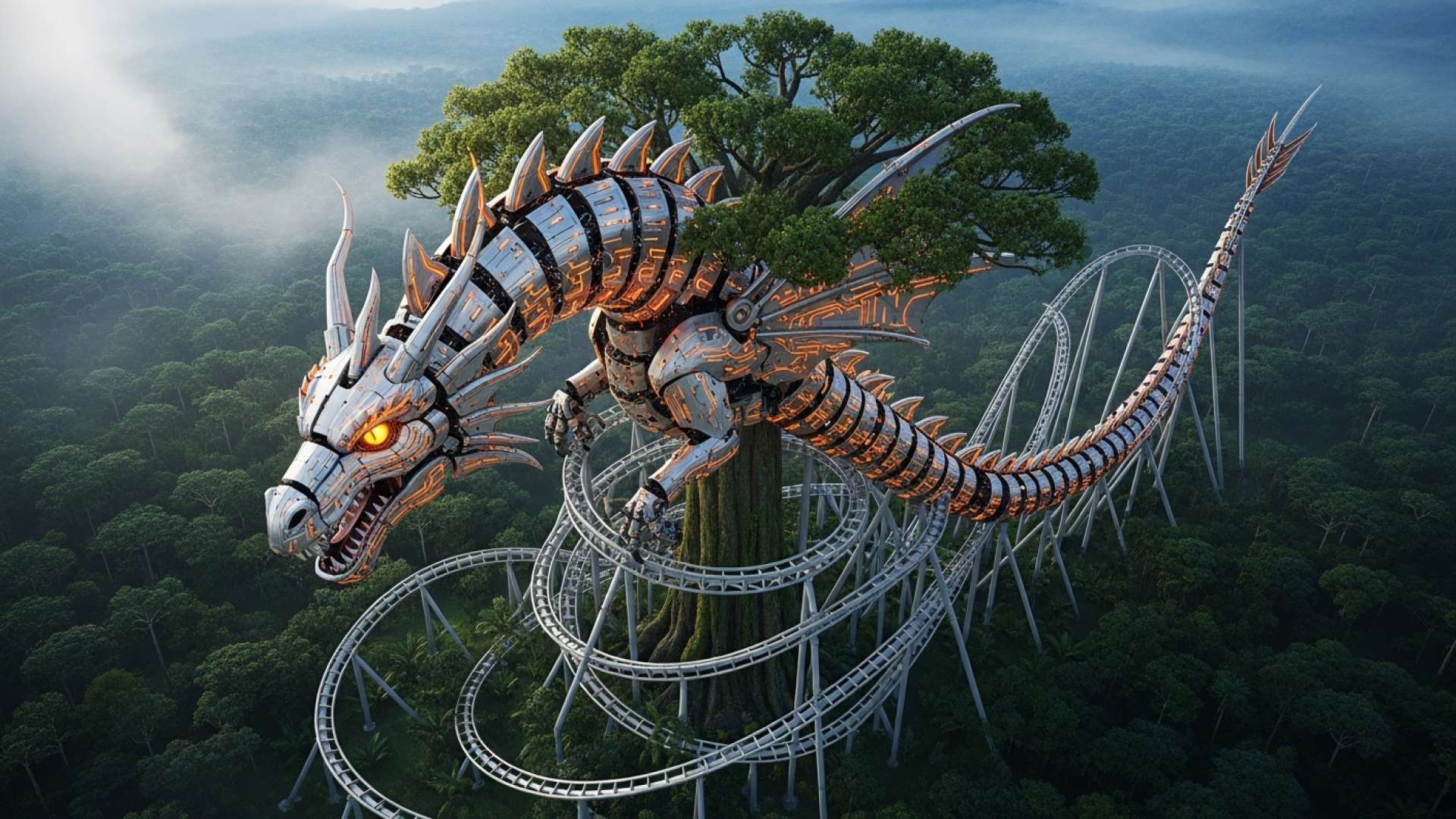 Parque Diversiones Unleashes High-G Dragonix Ride
