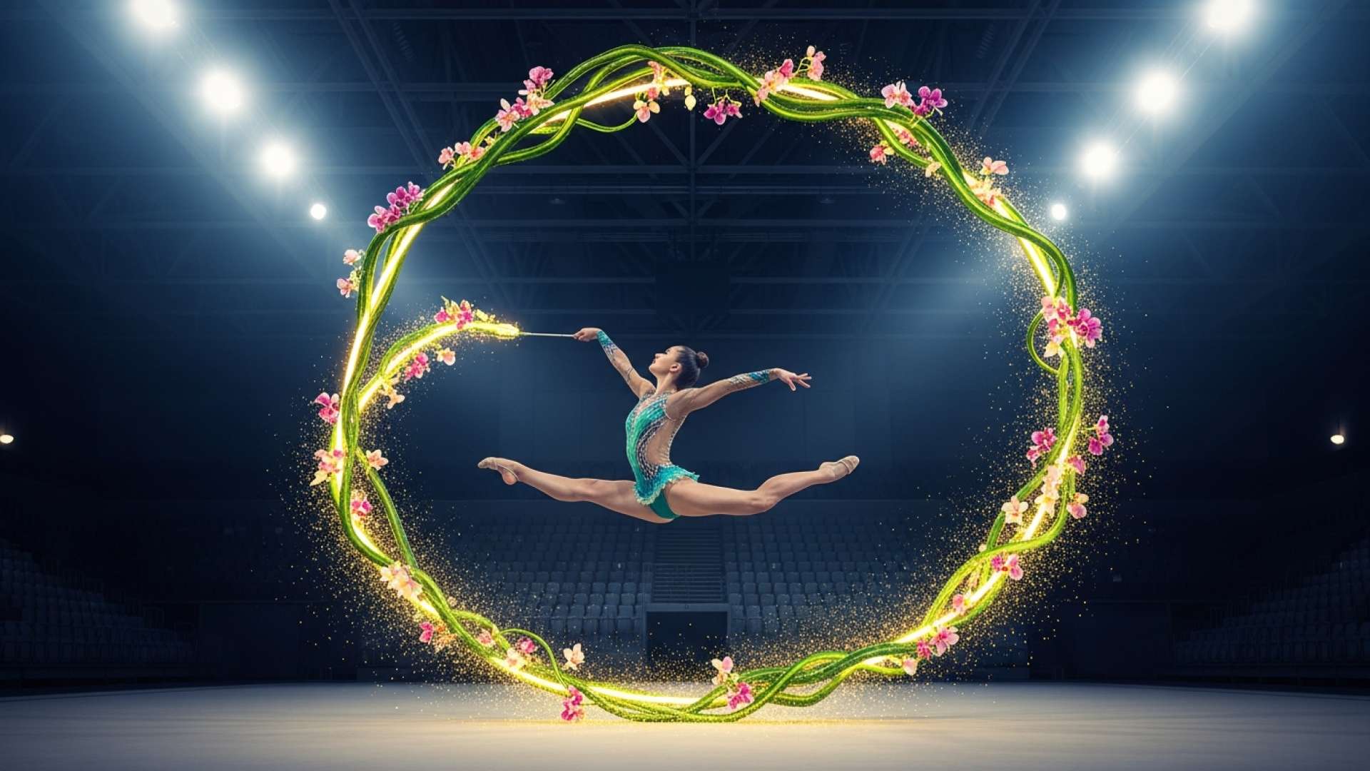 Gloriana Sanchez Targets Olympic Dreams at the Rhythmic Gymnastics World Championship in Germany